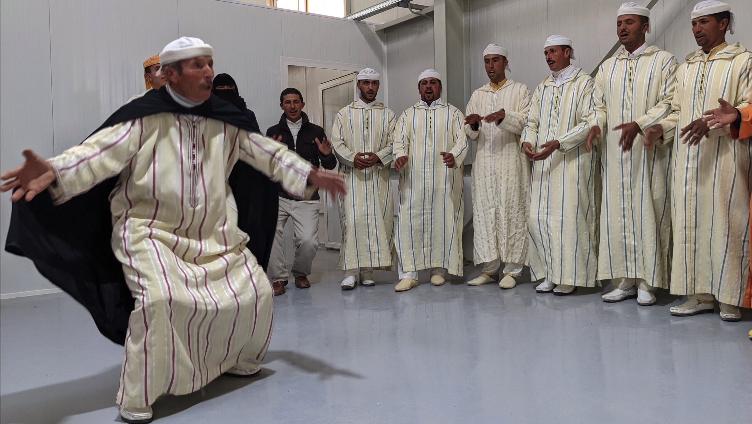 Le Maitre de Ceremonie de l'Ahidous du Domaine Irzane & Victoria Esperance Safran donne le la pour la saison 2021